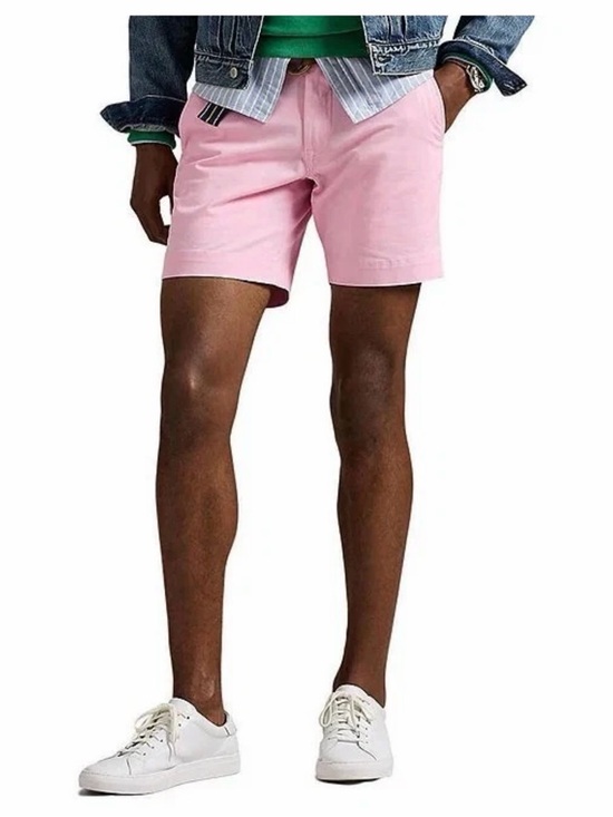Polo Ralph Lauren Other - Polo Ralph Lauren Mens Classic Fit Stretch pink chino Shorts 38